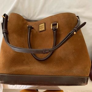 Downey and Bourke suede bag